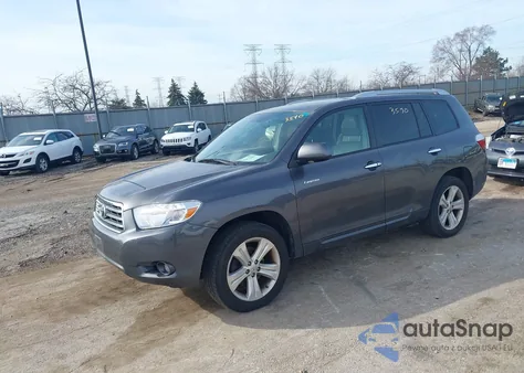 2010 Toyota Highlander Limited V6 из США, поврежденный, VIN JTEDK3EH9A2163274